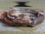 Vintage Zuni Turquoise Inlay Casted Silver Cuff c.1960～