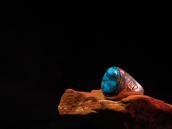 Vintage Silver Ring w/HighGrade Morenci TQ c.1960～