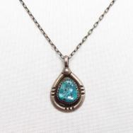 Lorenzo Tortalita Kewa Vintage Small TQ Fob Necklace c.1960～