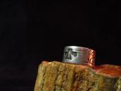Vintage Thunderbird & Scenery Stamped Ring  c.1930