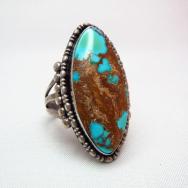 Vintage Split Shank Ring w/Royston TQ c.1960～