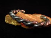 Vintage Heavy Twisted Silver Wire Cuff c.1950～