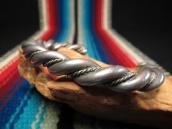 Vintage Heavy Twisted Silver Wire Cuff c.1950～