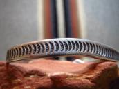 Antique Snake Shape Ingot Silver Cuff Bracelet  c.1920