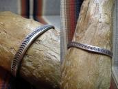 Antique Snake Shape Ingot Silver Cuff Bracelet  c.1920