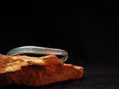 Antique Snake Shape Ingot Silver Cuff Bracelet  c.1920