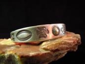 Antique Thunderbird Stamped Ingot Cuff  c.1920～