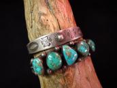 Antique Thunderbird Stamped Ingot Cuff  c.1920～