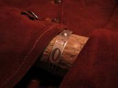 Antique Thunderbird Stamped Ingot Cuff  c.1920～