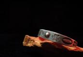 Antique Thunderbird Stamped Ingot Cuff  c.1920～