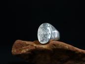 Antique 卍 / Bow & Arrows Stamped Tourist Seal Ring  c.1910～