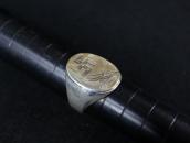 Antique 卍 / Bow & Arrows Stamped Tourist Seal Ring  c.1910～