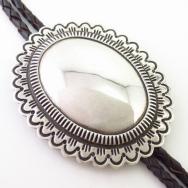 【Cippy CrazyHorse】 Old Cochiti Stamped Concho Clasp Bolo