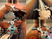 【Dan Simplicio】 Antique Thunderbird Pierced Earrings c.1930～