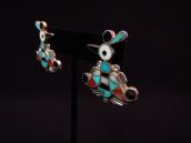 【Dan Simplicio】 Antique Thunderbird Pierced Earrings c.1930～