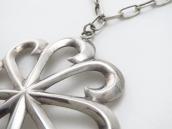【NAVAJO GUILD】Sandcast Top w/Hand Made Chain Necklace c.1950