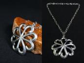 【NAVAJO GUILD】Sandcast Top w/Hand Made Chain Necklace c.1950