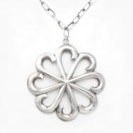 【NAVAJO GUILD】Sandcast Top w/Hand Made Chain Necklace c.1950