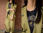 【NAVAJO GUILD】Sandcast Top w/Hand Made Chain Necklace c.1950