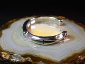 【Clendon Pete】 Navajo "FlatTop" Heavy Silver Wire Cuff 2 M