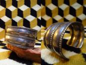 Ambrose Roanhorse Ingot Silver Wide Cuff Bracelet  c.1940