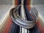 Ambrose Roanhorse Ingot Silver Wide Cuff Bracelet  c.1940