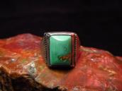 Antique Navajo Tourist Ring w/Square TQ c.1920