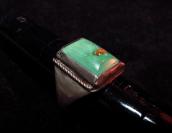 Antique Navajo Tourist Ring w/Square TQ c.1920