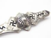 【Ganscraft】Antique 卍 Stamped Small Pin in Coin Silver c.1930