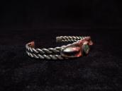 Antique NavajoTwistedwire Cuff Bracelet w/TQ  c.1920
