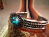 Vintage Twistedwire Cuff w/Blue Diamond TQ  c.1950