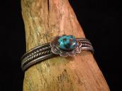 Vintage Twistedwire Cuff w/Blue Diamond TQ  c.1950