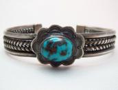 Vintage Twistedwire Cuff w/Blue Diamond TQ  c.1950