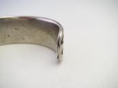 Historic Navajo Stamped Ingot Silver Cuff Bracelet  c.1890～
