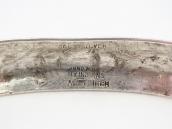 【Awa Tsireh】Historic Domed & Stamped Silver Cuff c.1930～