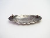 Attributed to【NAVAJO GUILD】Stamped Ingot Silver Pin  c.1940
