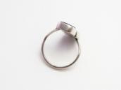 【GARDEN OF THE GODS】 Atq Silver Ring w/Two Black Onyx c.1940