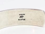 【Lawrence Saufkie】 Old Hopi Overlay Cuff Bracelet  c.1980～