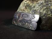 【U.S.NAVAJO 70 / NAVAJO GUILD】Vtg Stamped Silver Pin c.1941