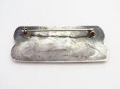 【U.S.NAVAJO 70 / NAVAJO GUILD】Vtg Stamped Silver Pin c.1941