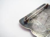 【U.S.NAVAJO 70 / NAVAJO GUILD】Vtg Stamped Silver Pin c.1941