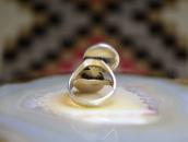 Vtg Two "Navajo Pearls" Face Tourist Ring in Silver  c.1950～