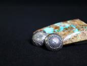 【Ike or Austin Wilson】Stamped Concho ClipOn Earrings c.1945～