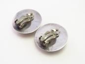 【Ike or Austin Wilson】Stamped Concho ClipOn Earrings c.1945～