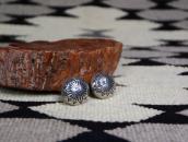 【Ike or Austin Wilson】Stamped Concho ClipOn Earrings c.1945～