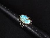 Vintage Navajo Silver Ring w/Gem Quality Turquoise  c.1940～