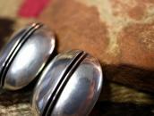 【Johnny Mike Begay】Tracks Style Pierced Earrings c.1965〜