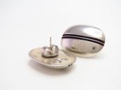 【Johnny Mike Begay】Tracks Style Pierced Earrings c.1965〜