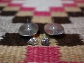 【Johnny Mike Begay】Tracks Style Pierced Earrings c.1965〜