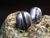 【Johnny Mike Begay】Tracks Style Pierced Earrings c.1965〜